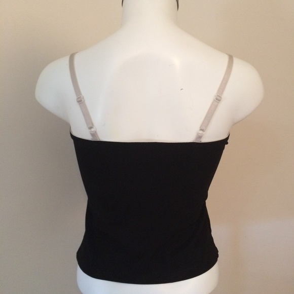 Necessary Objects Black Camisole with white lace - Picture 3 of 5